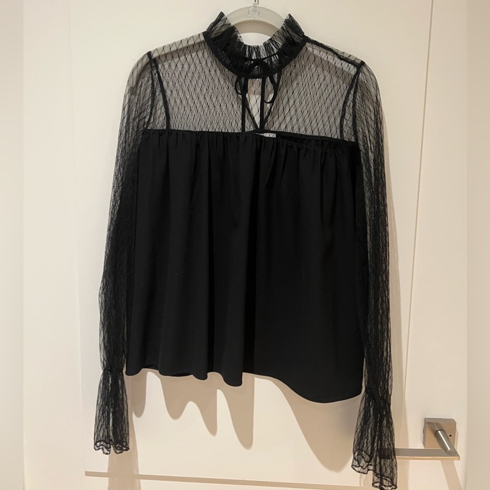 Pixie Market Fishnet Mesh Top